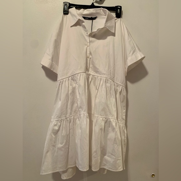 brand new Zara dress size small. button up and adjustable waist tie! - Picture 5 of 5